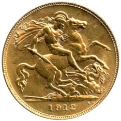 Half Pound Sovereign - VS