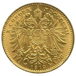 10 Kronen Gold Österreich - Vorderseite