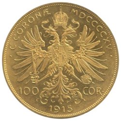 100 Kronen Gold Österreich - Vorderseite